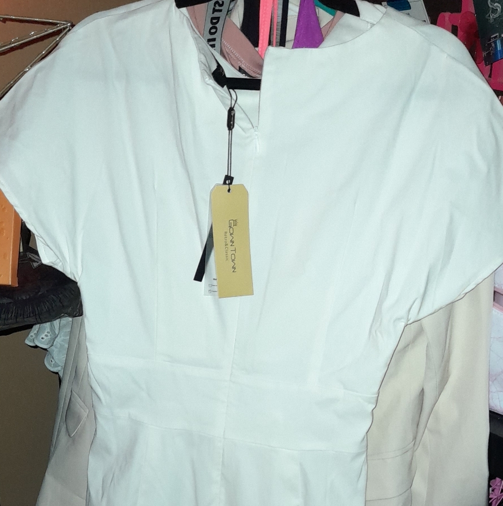 Gown town white dress NWTS